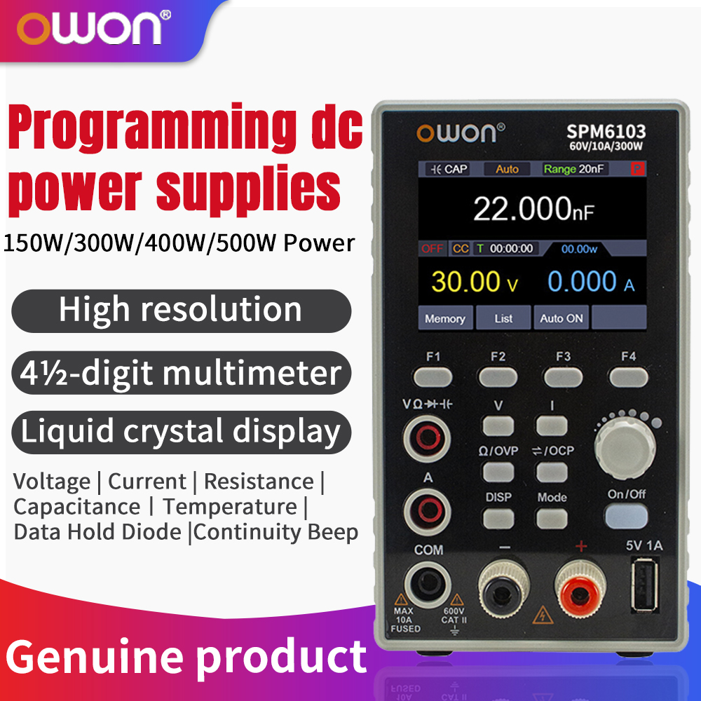 OWON SPM6103 Programmeerbare D - Programmable Dc Power Supply 60V 10A recensie en prijs