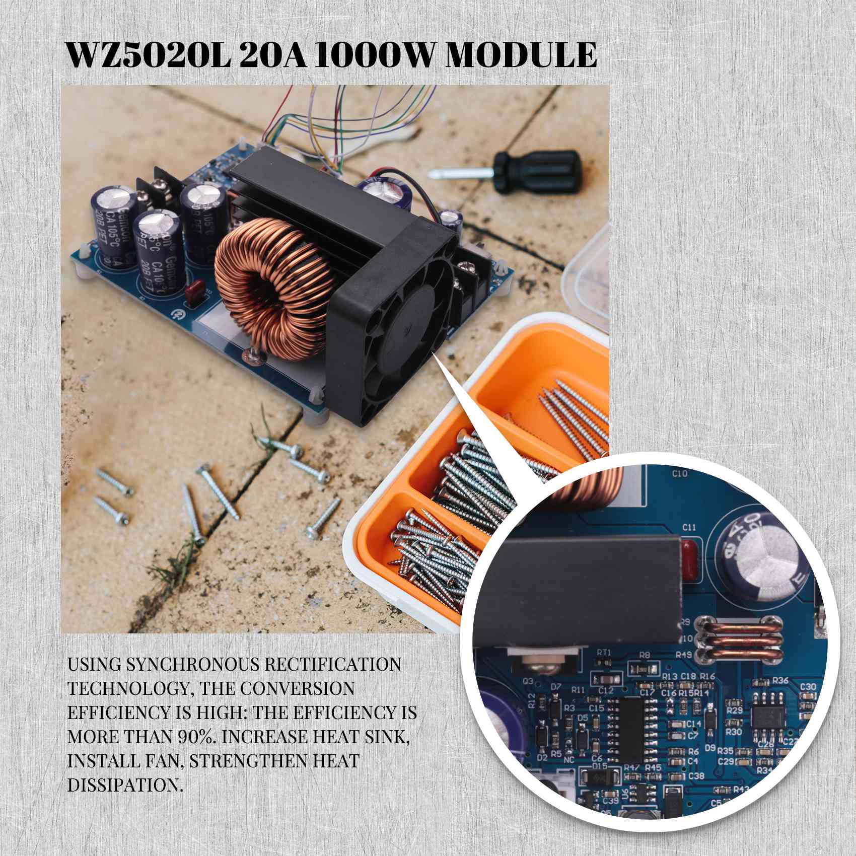 AC18(Gegarandeerd) WZ5020L 20A - Step Down Dc Power Supply Module 1000W recensie en prijs
